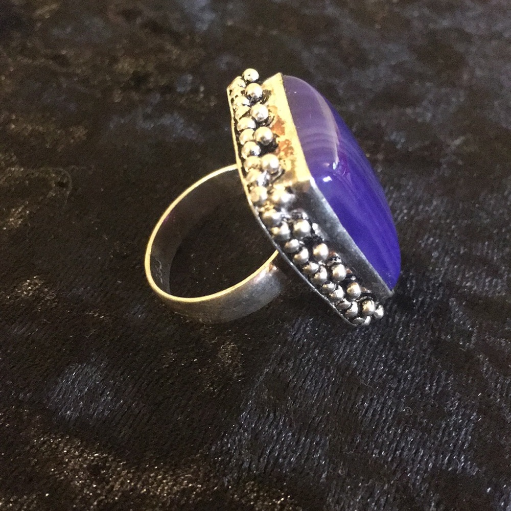 New!! Botswana Sterling Silver Ring - image 2